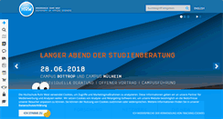 Desktop Screenshot of hochschule-ruhr-west.de